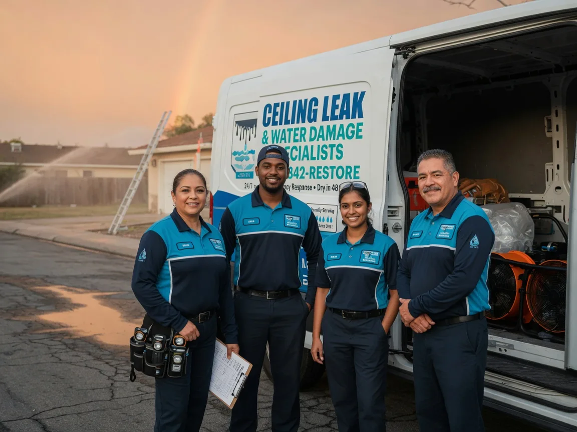 Ceiling Leak Cleanup company in Seal Rock, OR
